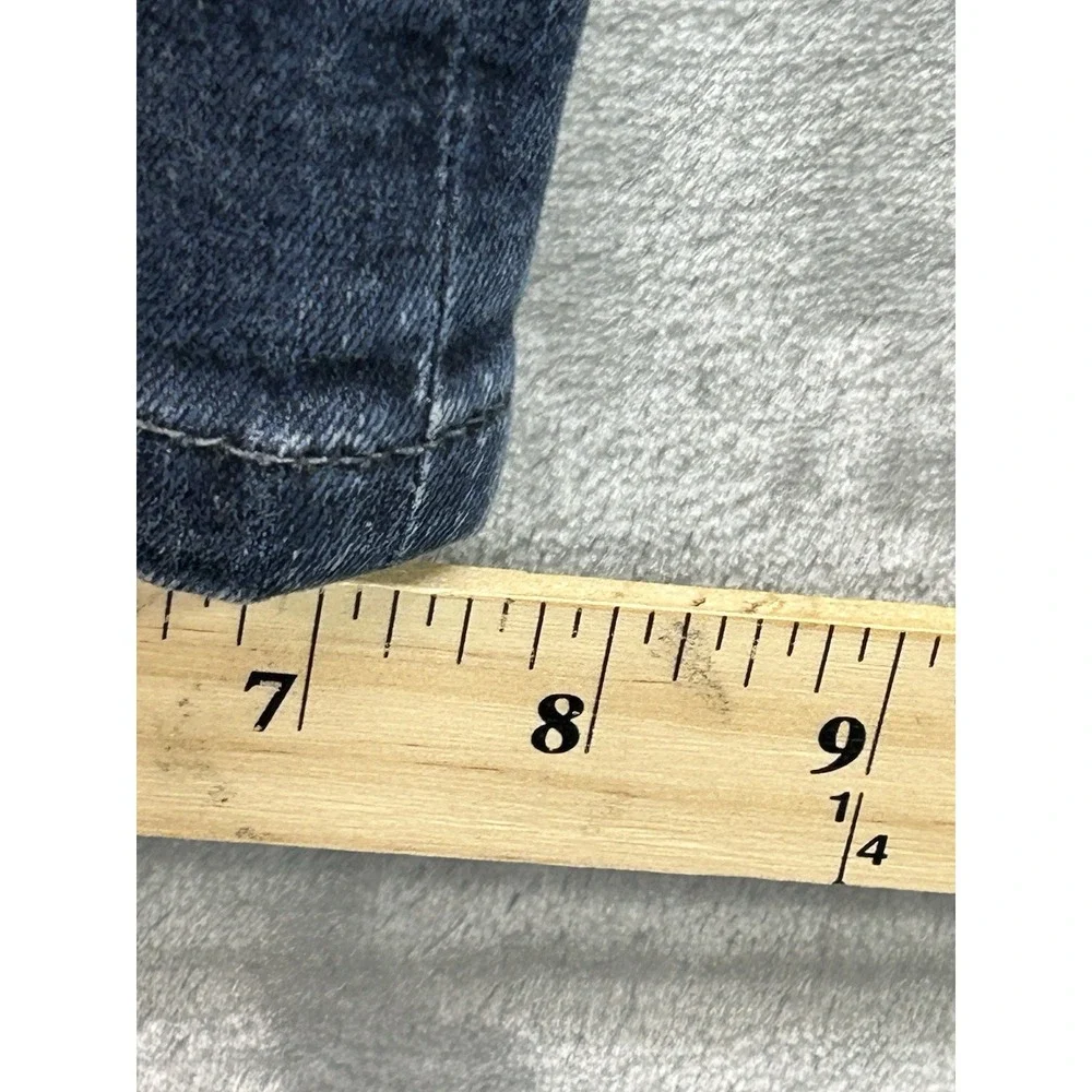 AG Jeans Mens Sz 38x34 Blue The Graduate Tailored Leg Stretch Denim Whisker Read